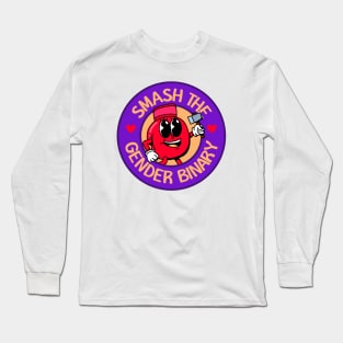 Smash The Gender Binary - Rid Gender Rolls Long Sleeve T-Shirt